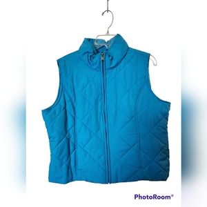 SJB ACTIVE XL quilted vest. Full zip front. Pockets, lightweight.